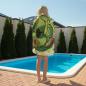 Preview: Badehandtuch Lani – Popart-Hundemotiv, 75x165 cm, 100 % Polyester, weich & schnelltrocknend